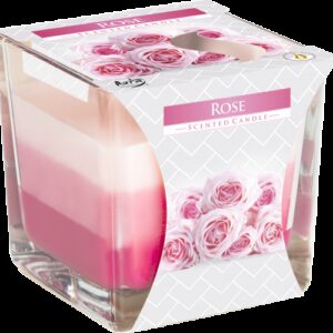 Rainbow Jar Candle - Rose